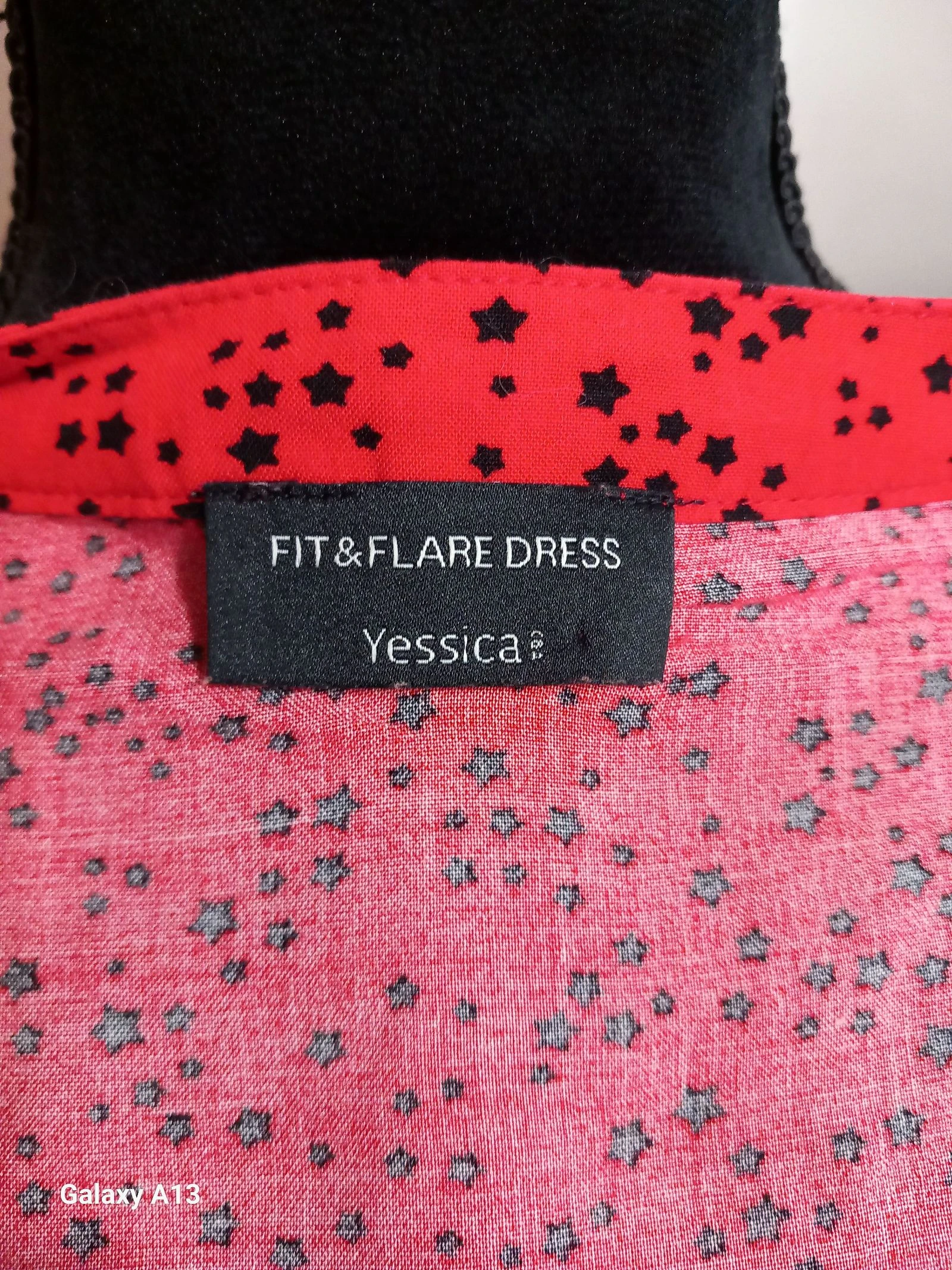 Vestido Yessica – Rojo Estrellado - Talla M – photo 6